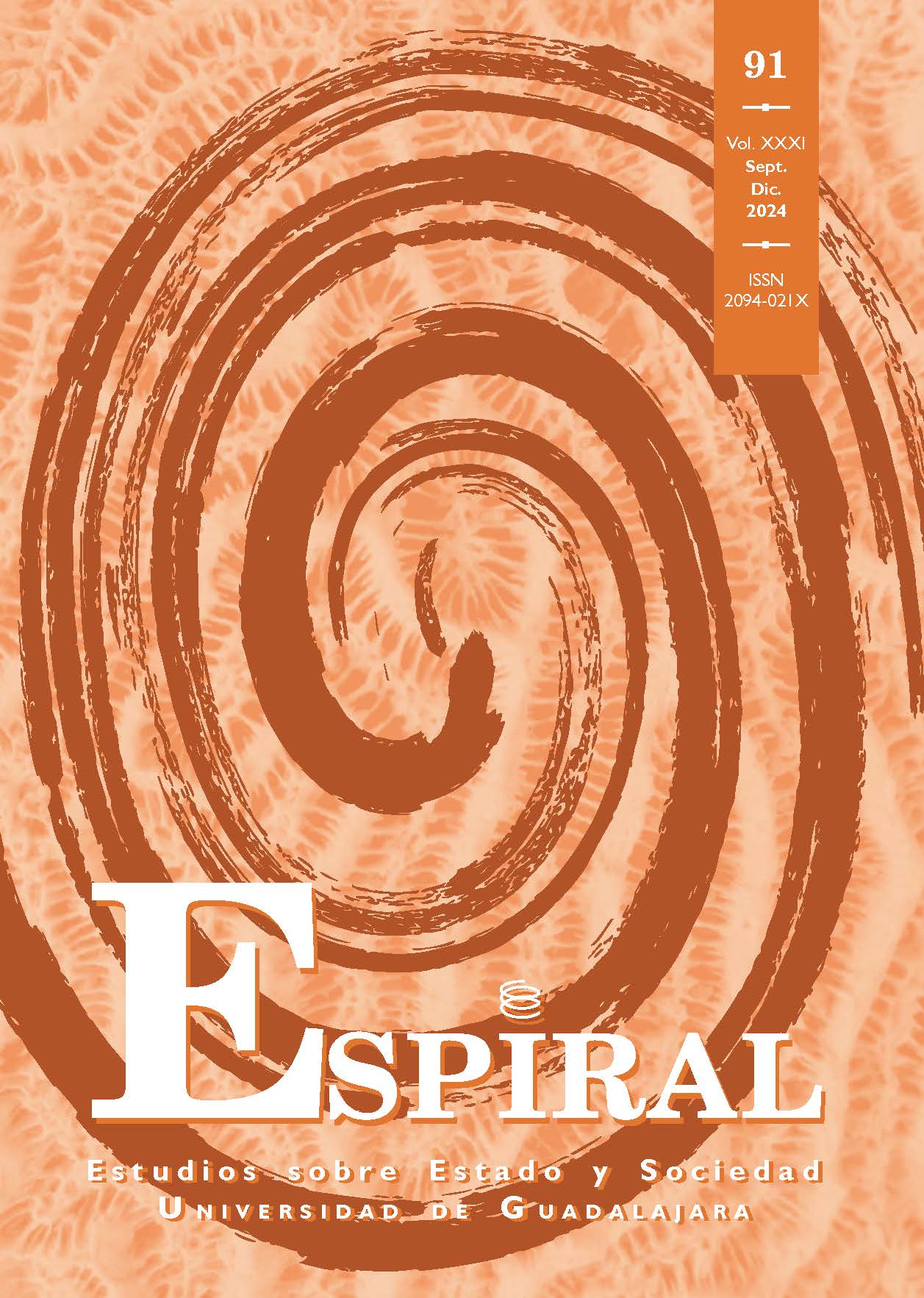 					View Vol. 31 No. 91 (2024): Espiral 91 (septiembre-diciembre de 2024)
				